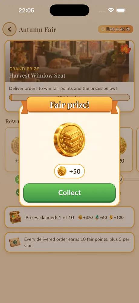 An Autumn Fair prize